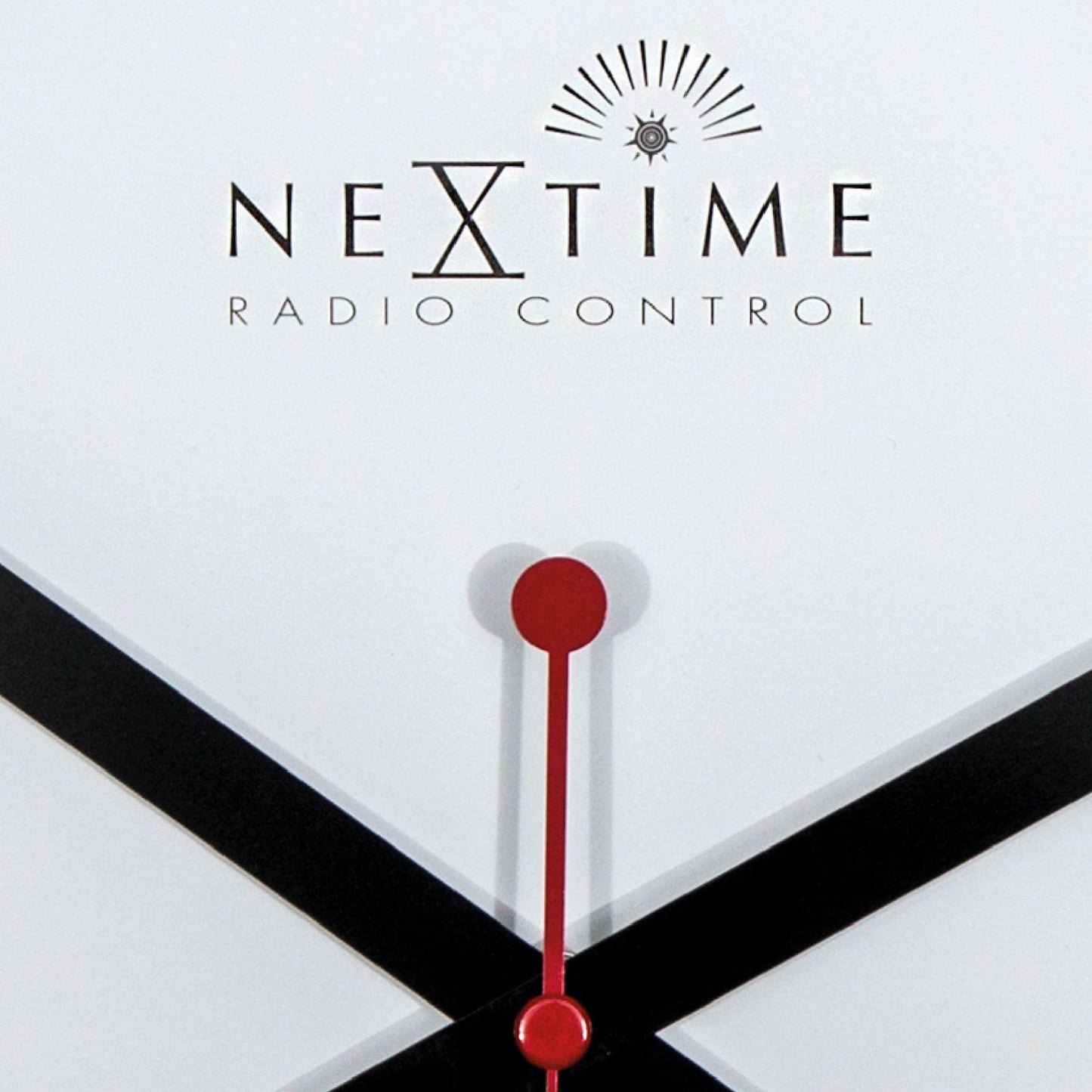 Wall clock - 35 cm - Aluminum - 'Station Radio Controlled (DCF) Stripe'