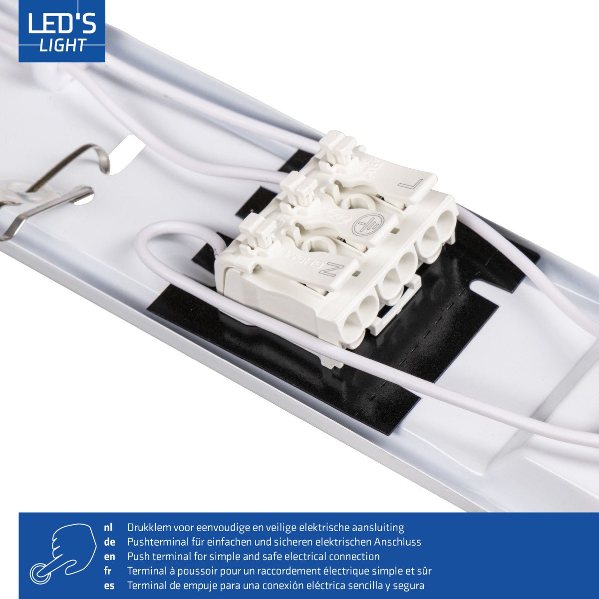 2 PACK - LED's Light Complete LED TL lamp met LED buis 60 cm - Binnen en buiten - 1100 lm - 1x6W