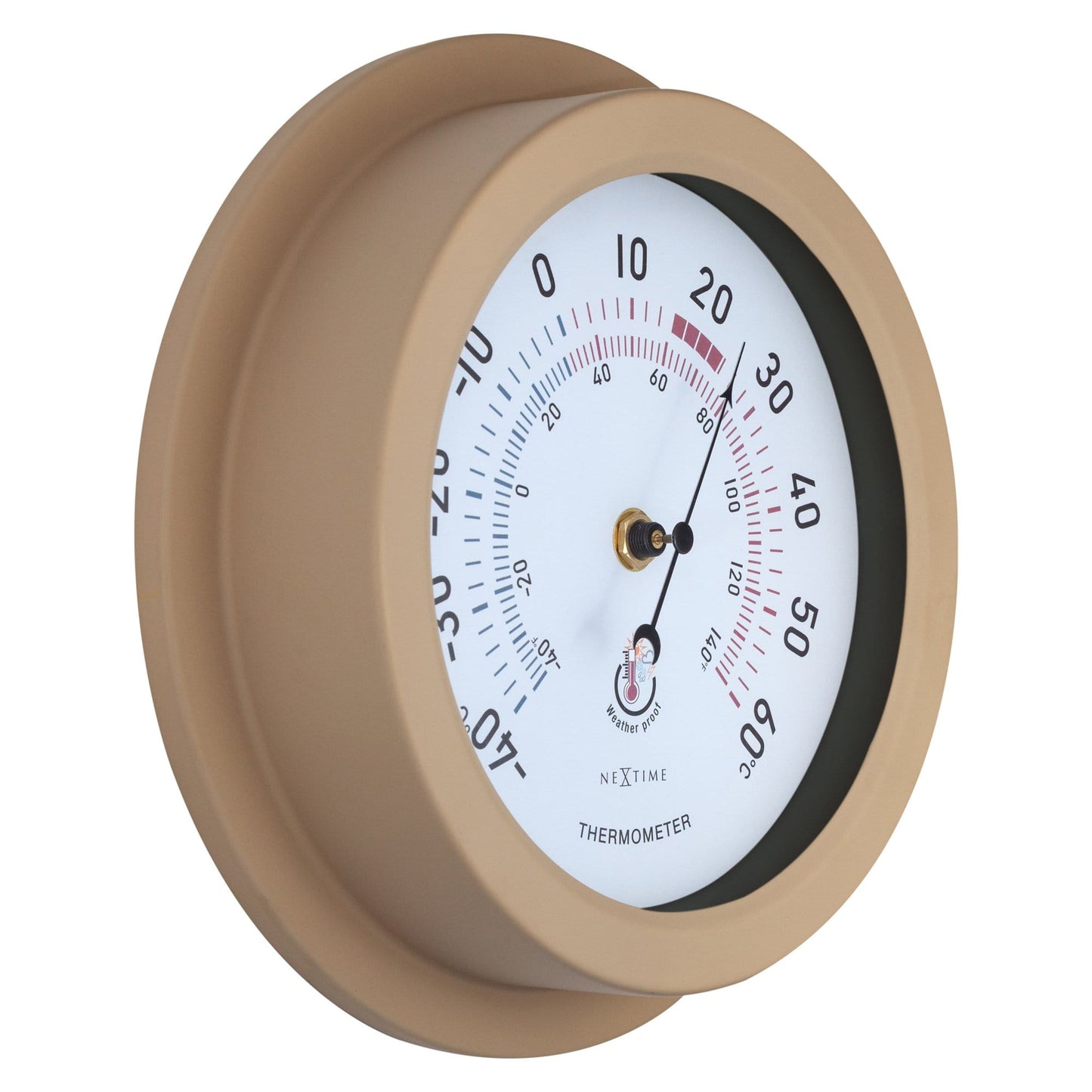 Weatherproof Thermometer - 22cm - Metal - Galvanized Lily