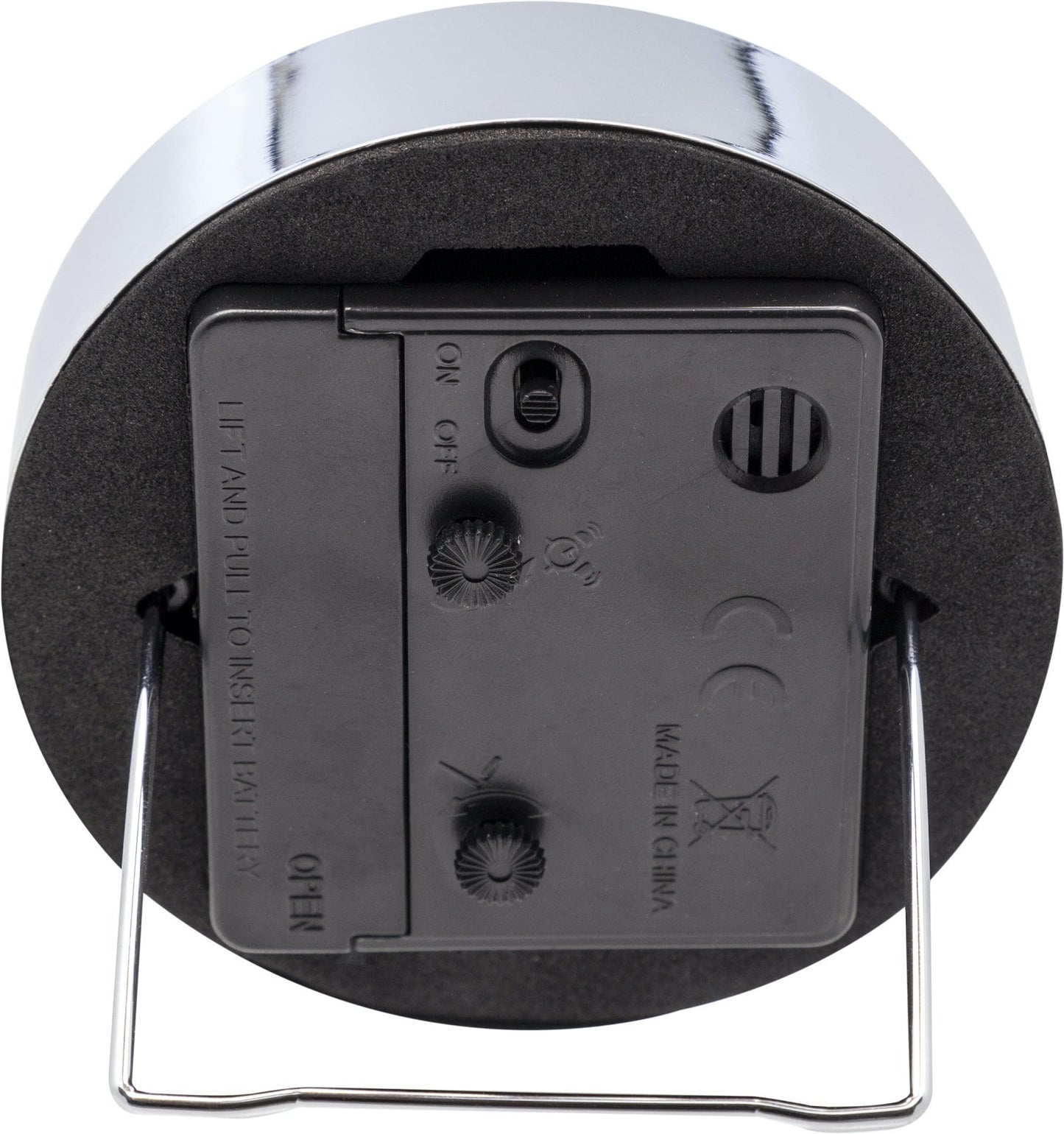 Alarm clock - 9 x 9 x 7.5 cm - Metal - 'Company Alarm'