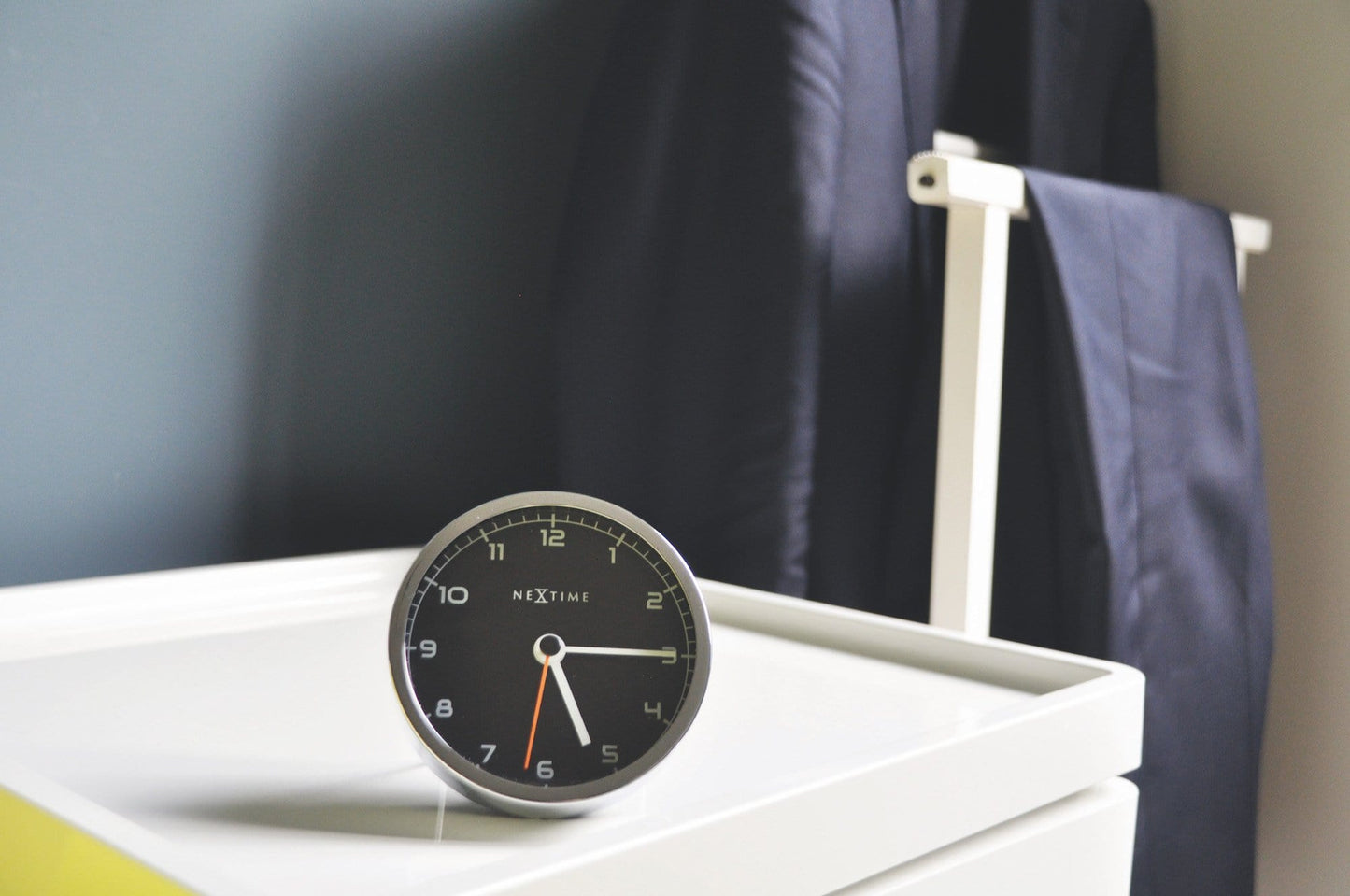 Alarm clock - 9 x 9 x 7.5 cm - Metal - 'Company Alarm'