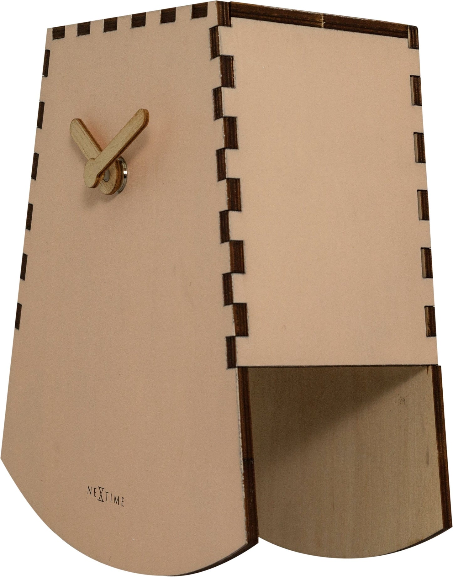 Table clock - 20 cm -Wood - Motion Clock- 'Rocky'