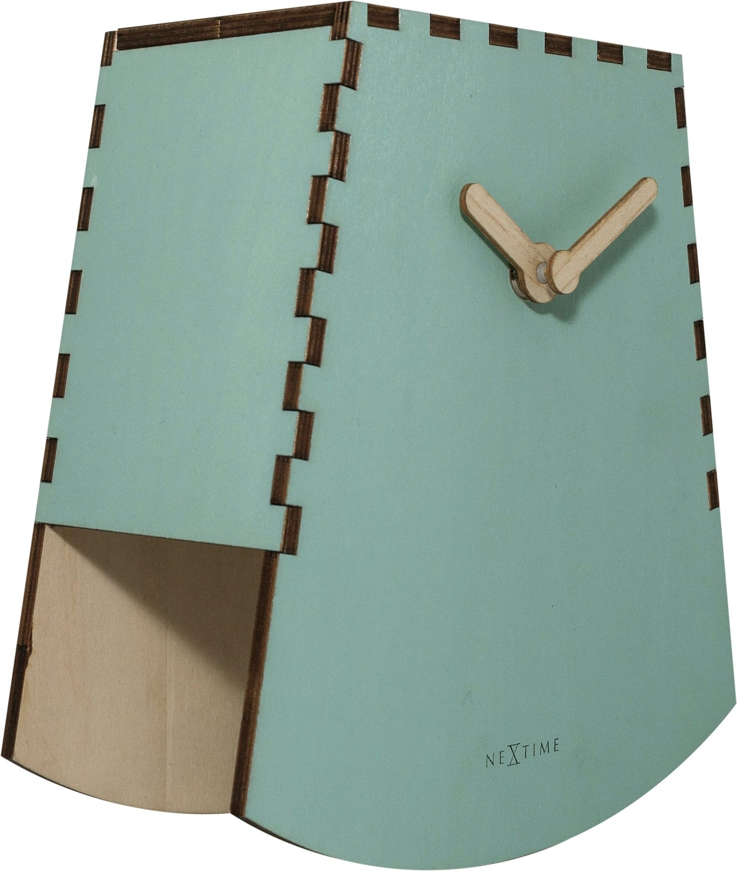 Table clock - 20 cm -Wood - Motion Clock- 'Rocky'