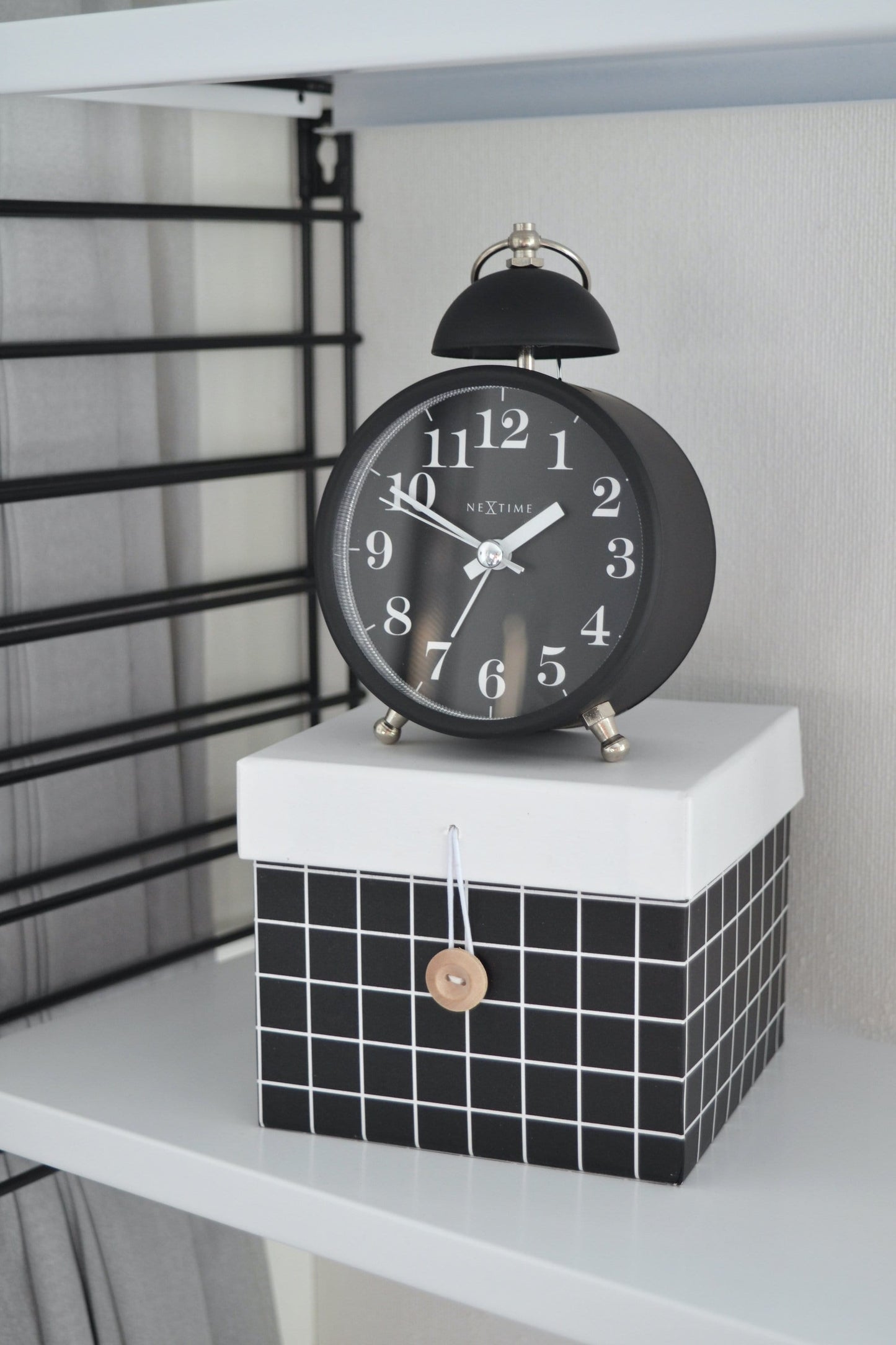 Alarm clock - 16 cm - Metal - Loud Alarm- 'Single Bell'