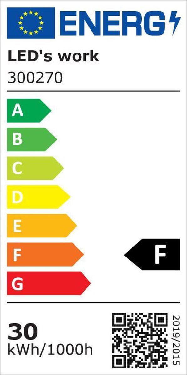 LED's Work Professionele LED Bouwlamp 2850 - Rough Service Tested - 5 meter snoer - 30W - IP65
