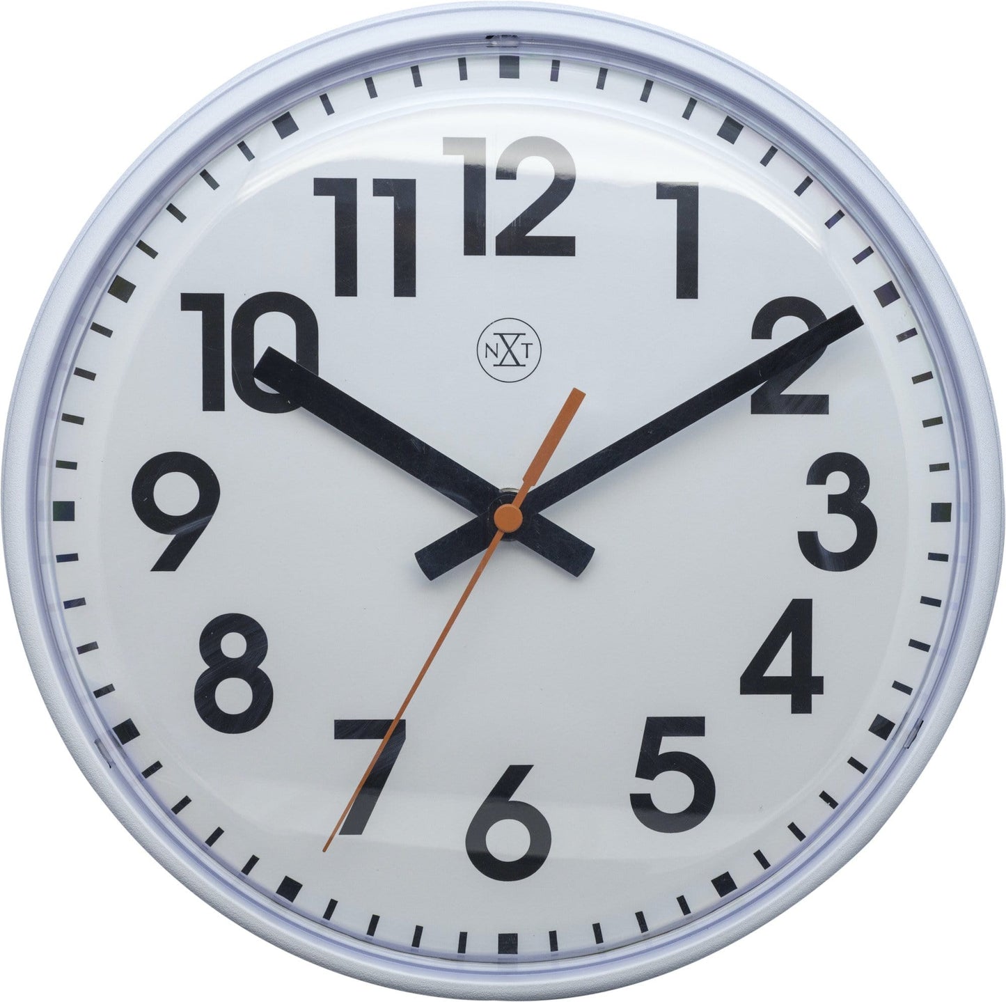Wall clock - 26cm - Plastic - 'Peter'