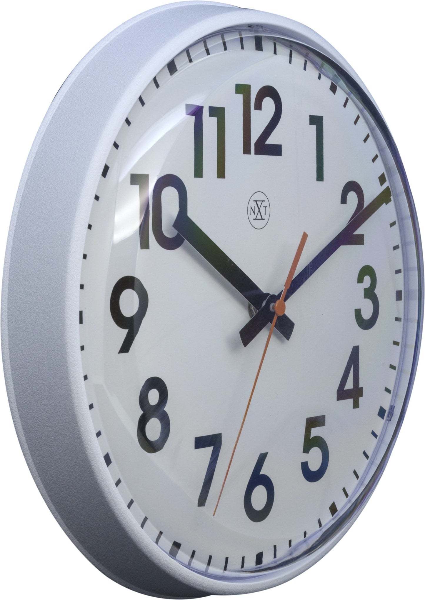 Wall clock - 26cm - Plastic - 'Peter'
