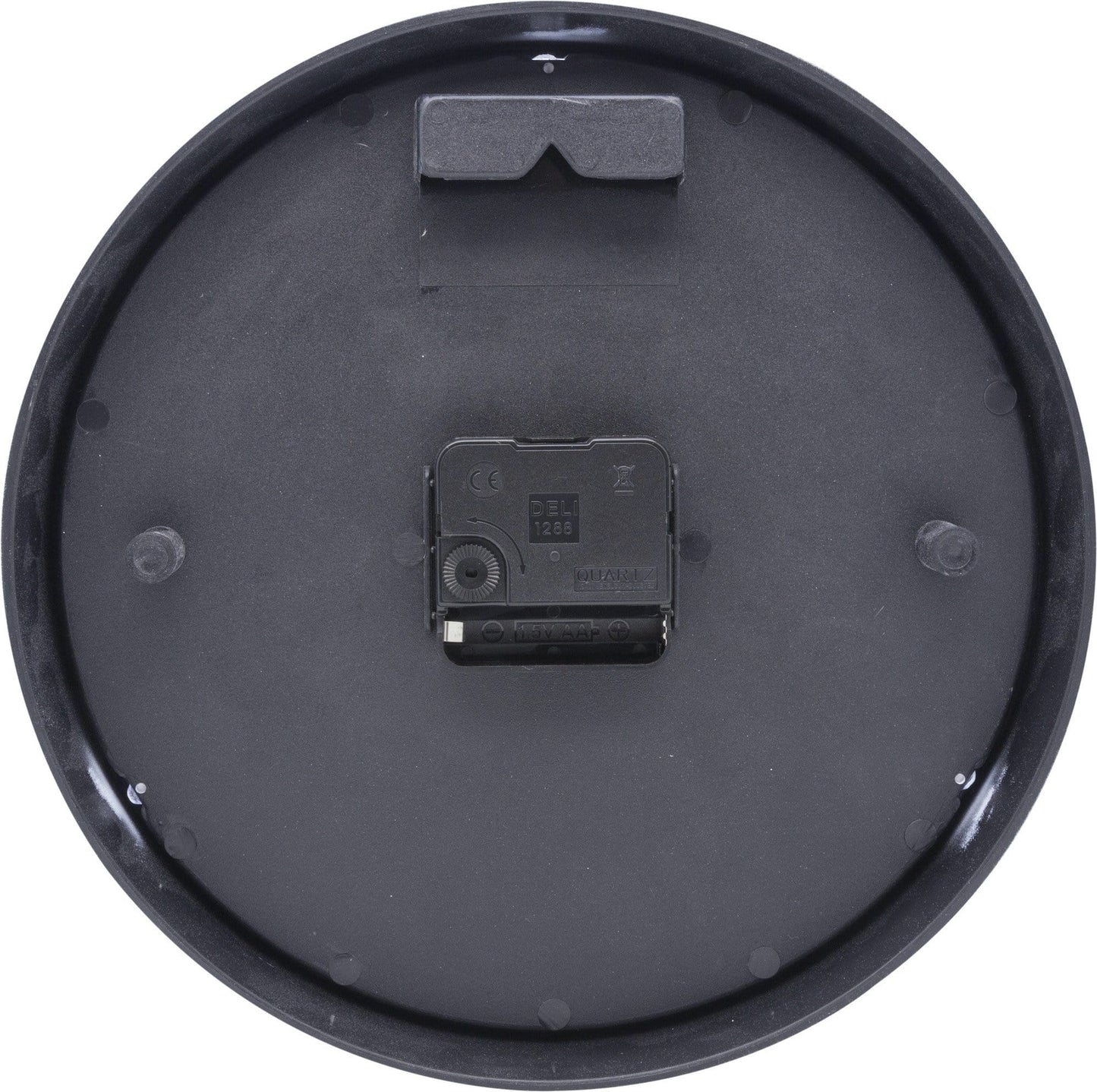 Wall clock - 26cm - Plastic - 'Peter'