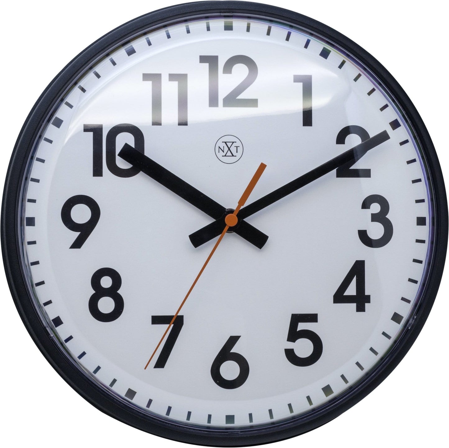 Wall clock - 26cm - Plastic - 'Peter'