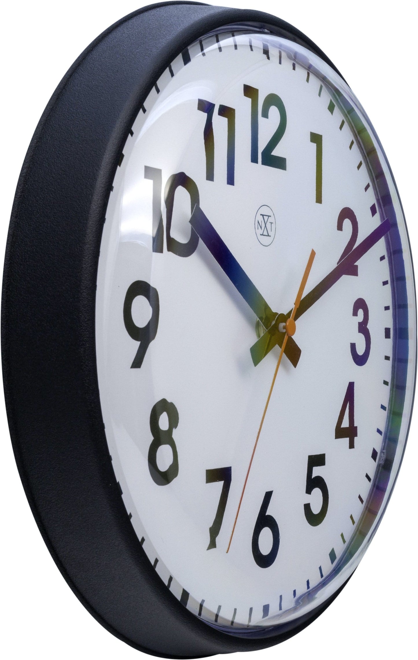 Wall clock - 26cm - Plastic - 'Peter'