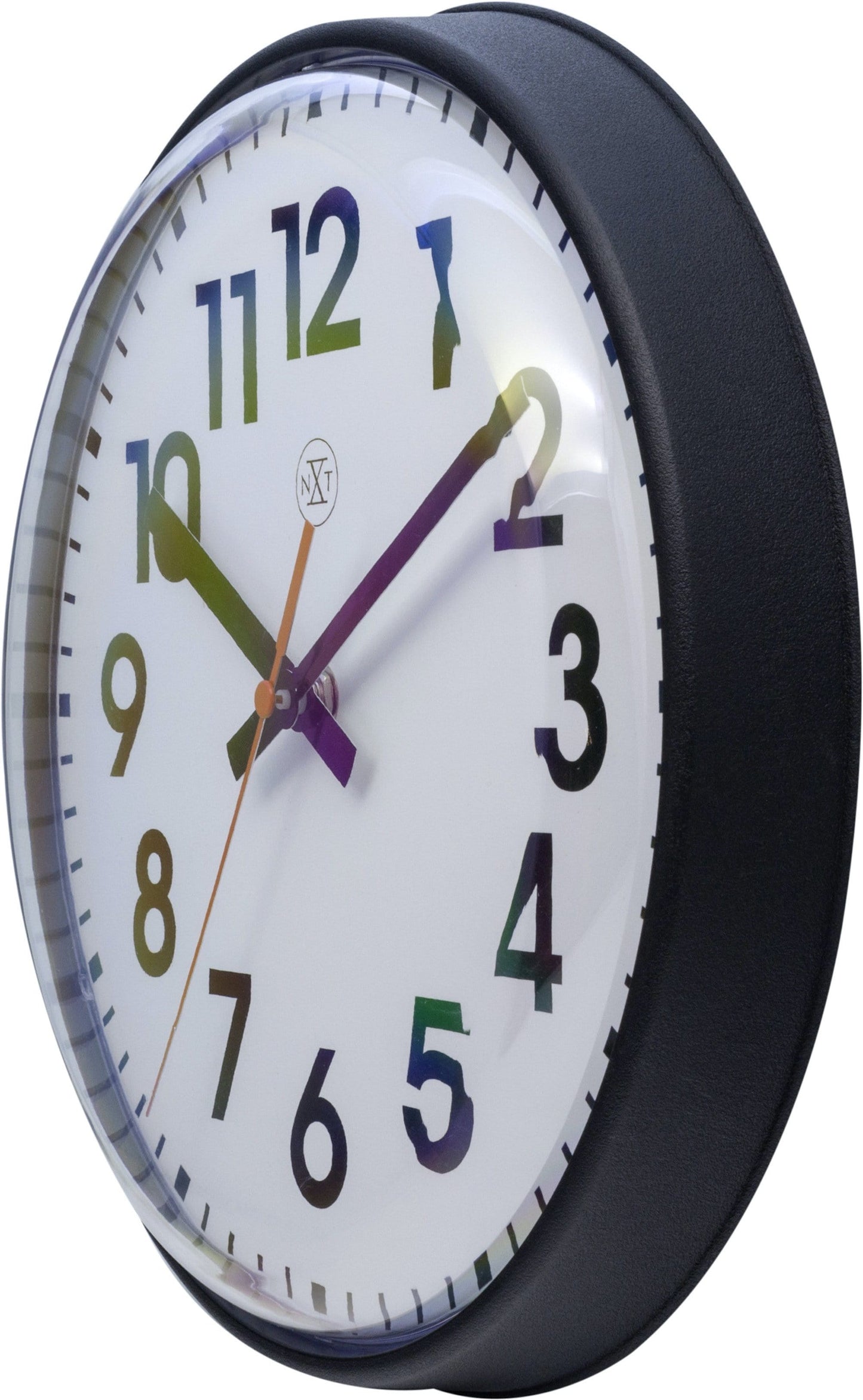 Wall clock - 26cm - Plastic - 'Peter'