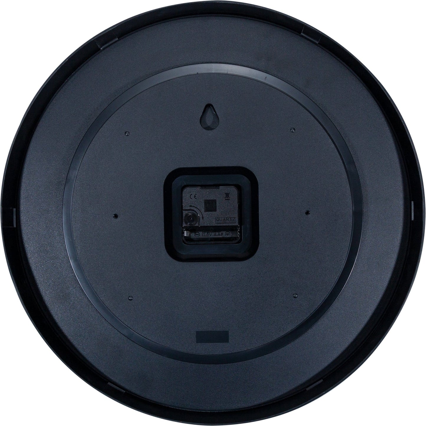 Wall clock - 40 cm - Plastic - 'Gray'