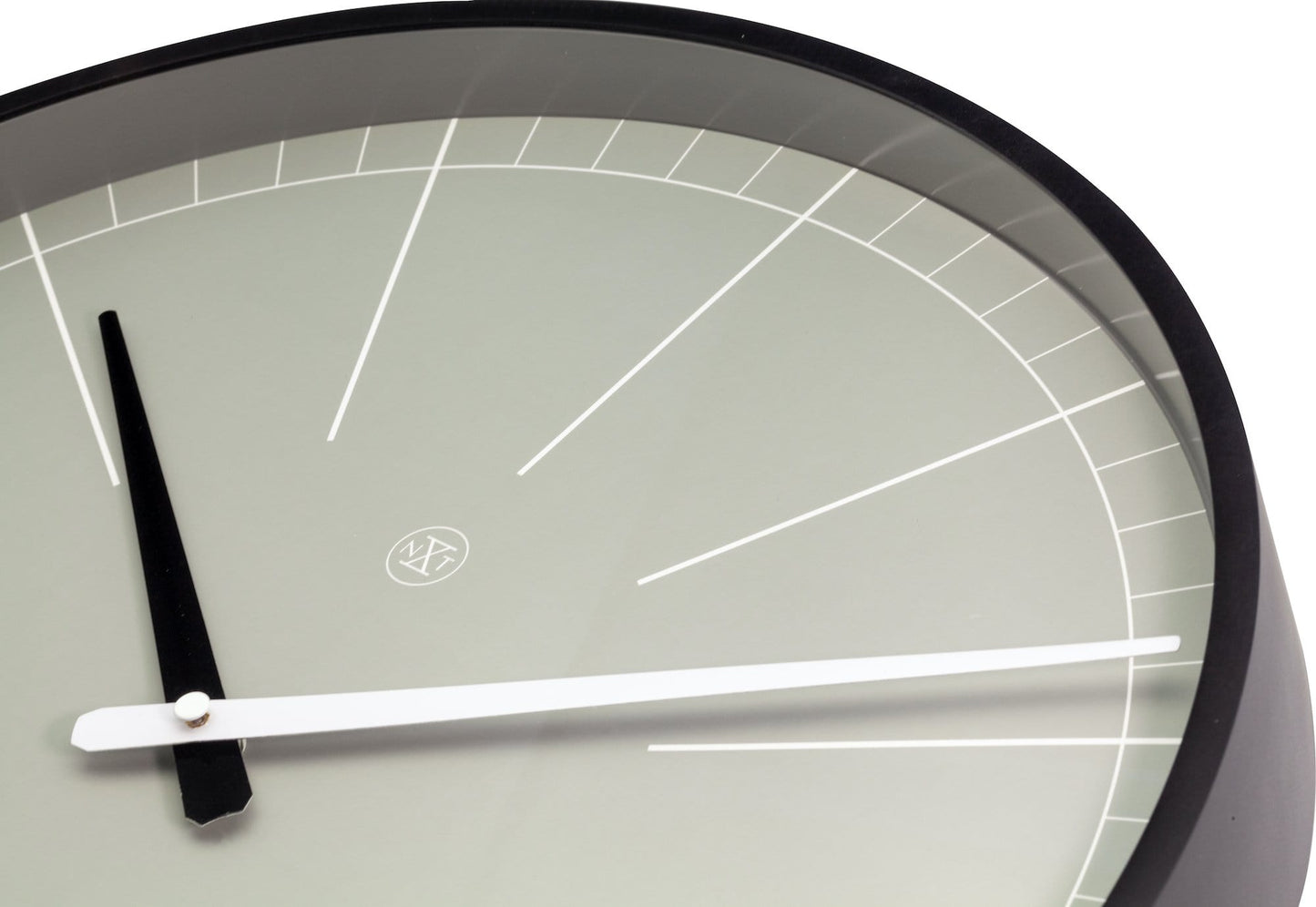 Wall clock - 40 cm - Plastic - 'Gray'
