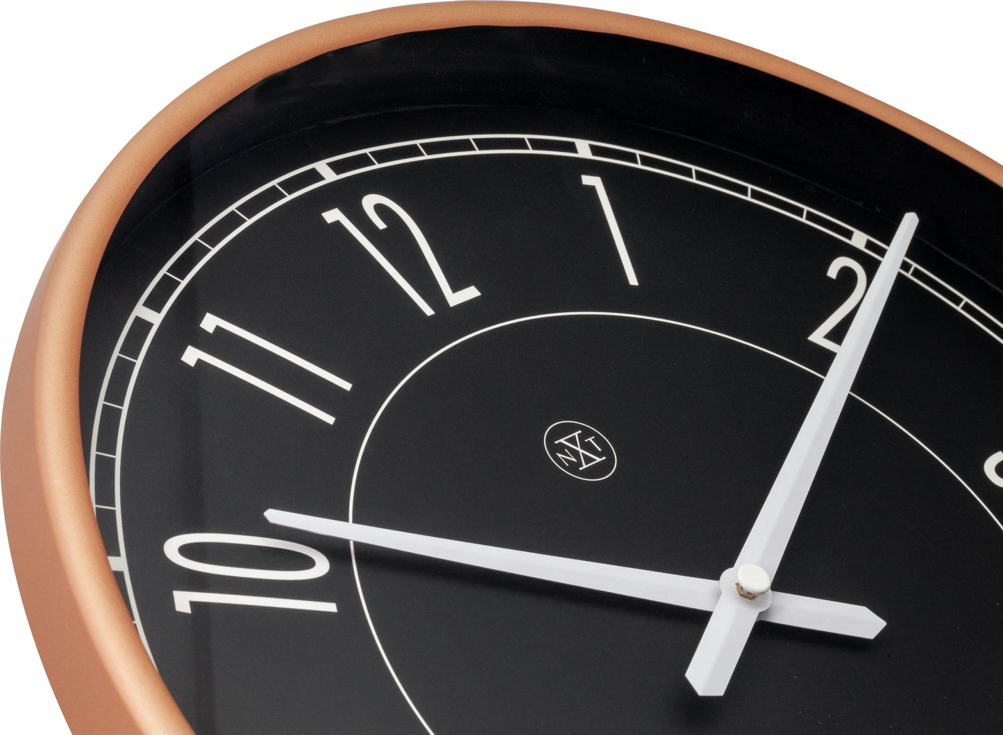 Wall clock - 30 cm - Plastic - Matt Rose - 'Jason'