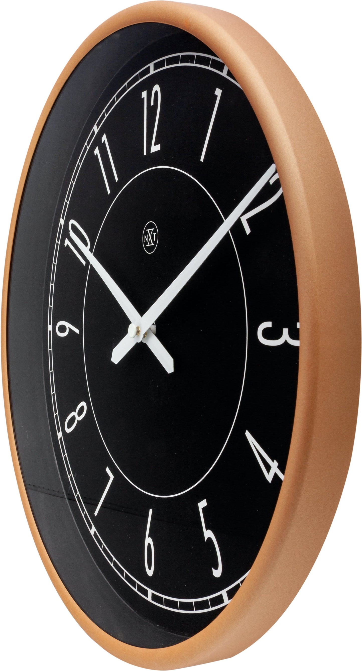 Wall clock - 30 cm - Plastic - Matt Rose - 'Jason'