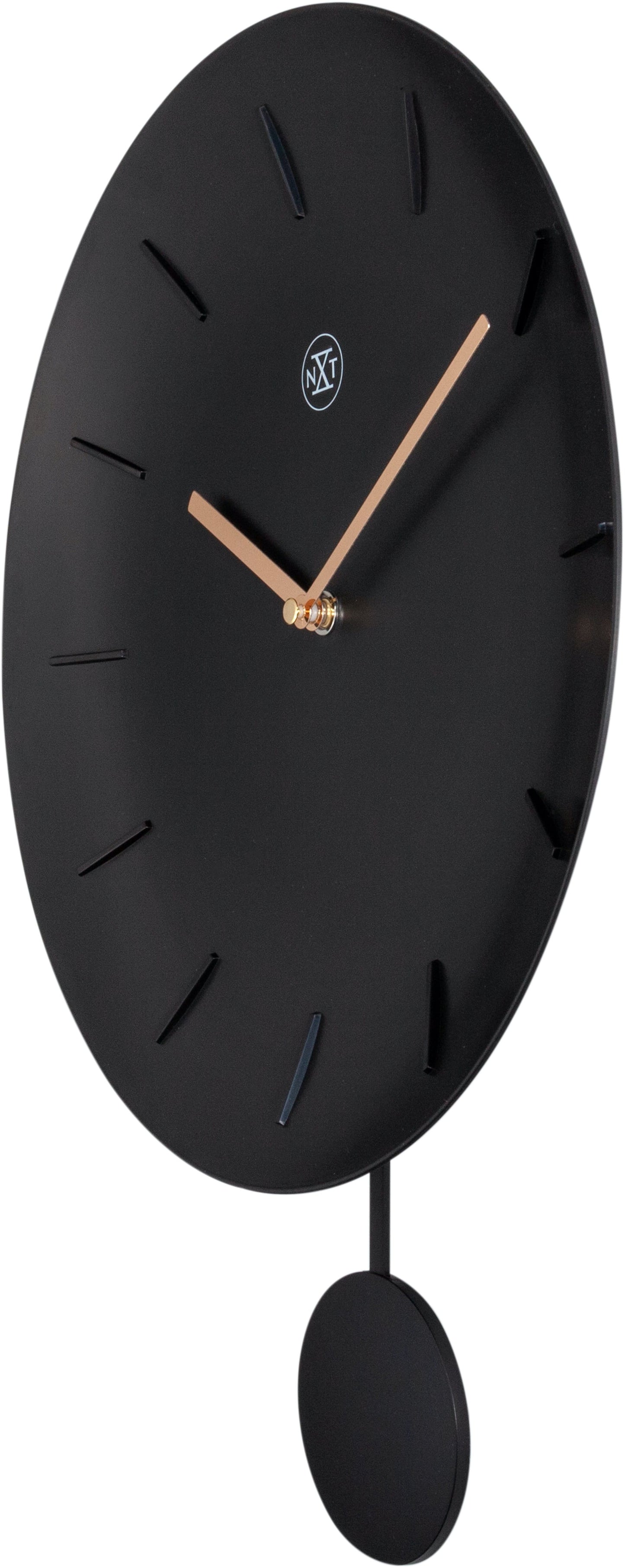 Wall clock - 30 cm - Plastic - 'Bowl'