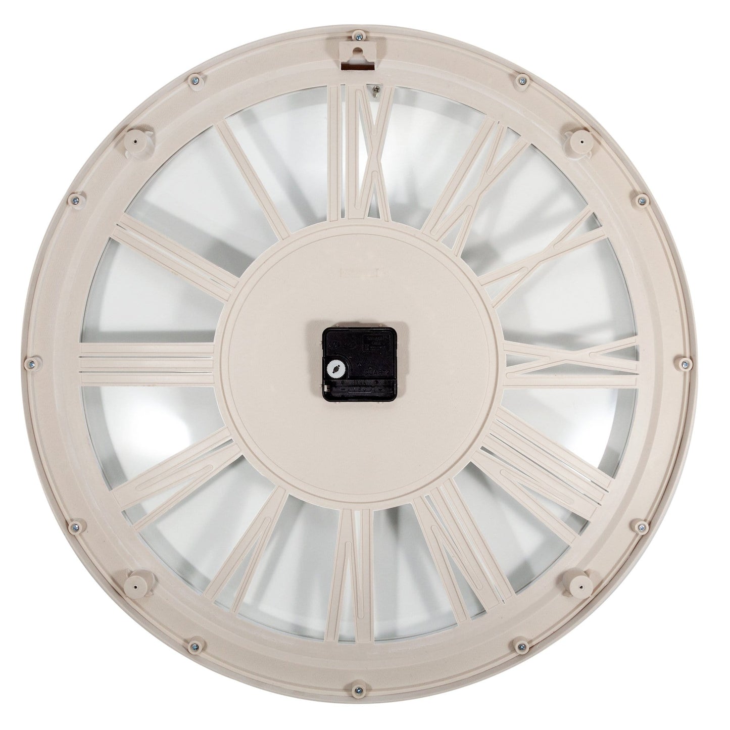 Wall clock - 51 cm - Plastic - 'Quebec'