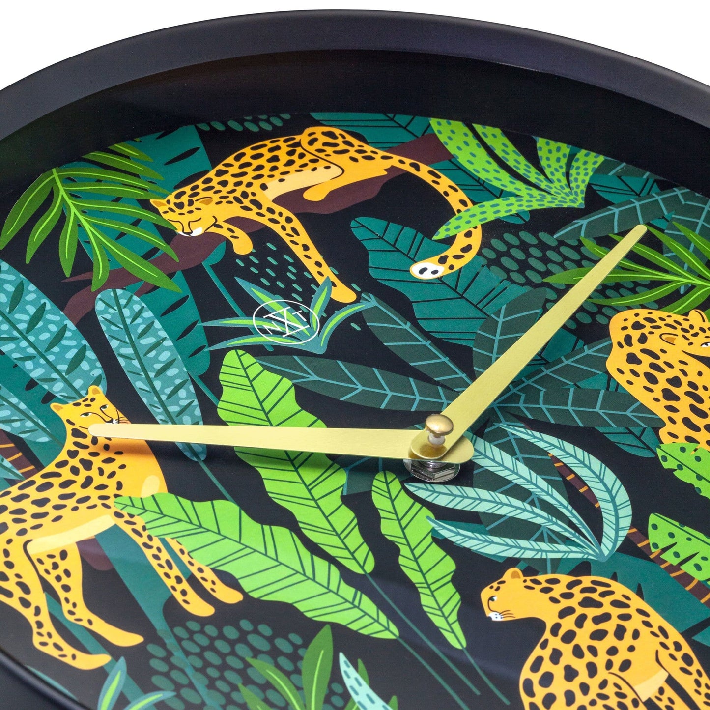 Wall clock - 30 cm - Plastic - 'Urban Jungle'