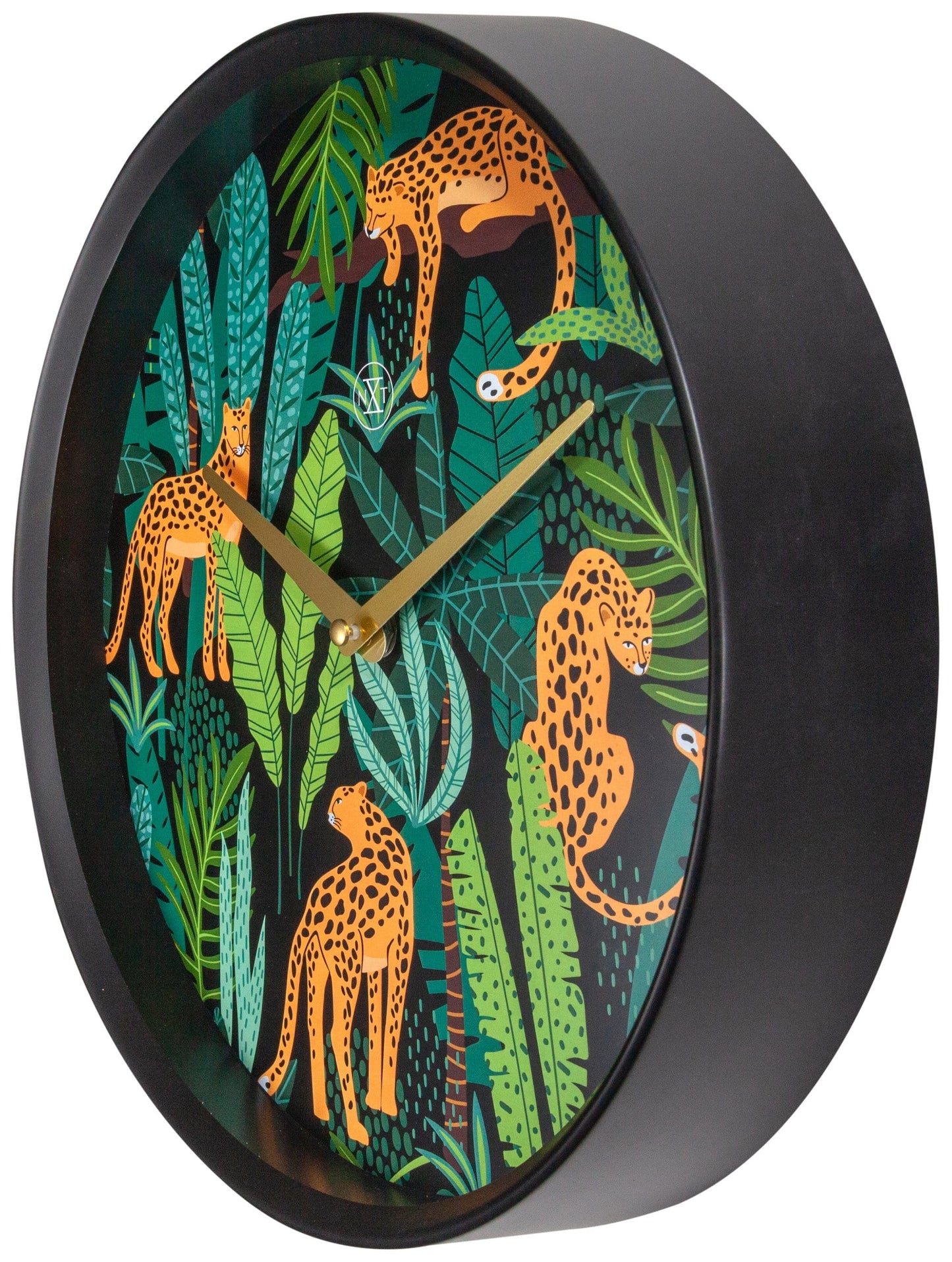 Wall clock - 30 cm - Plastic - 'Urban Jungle'