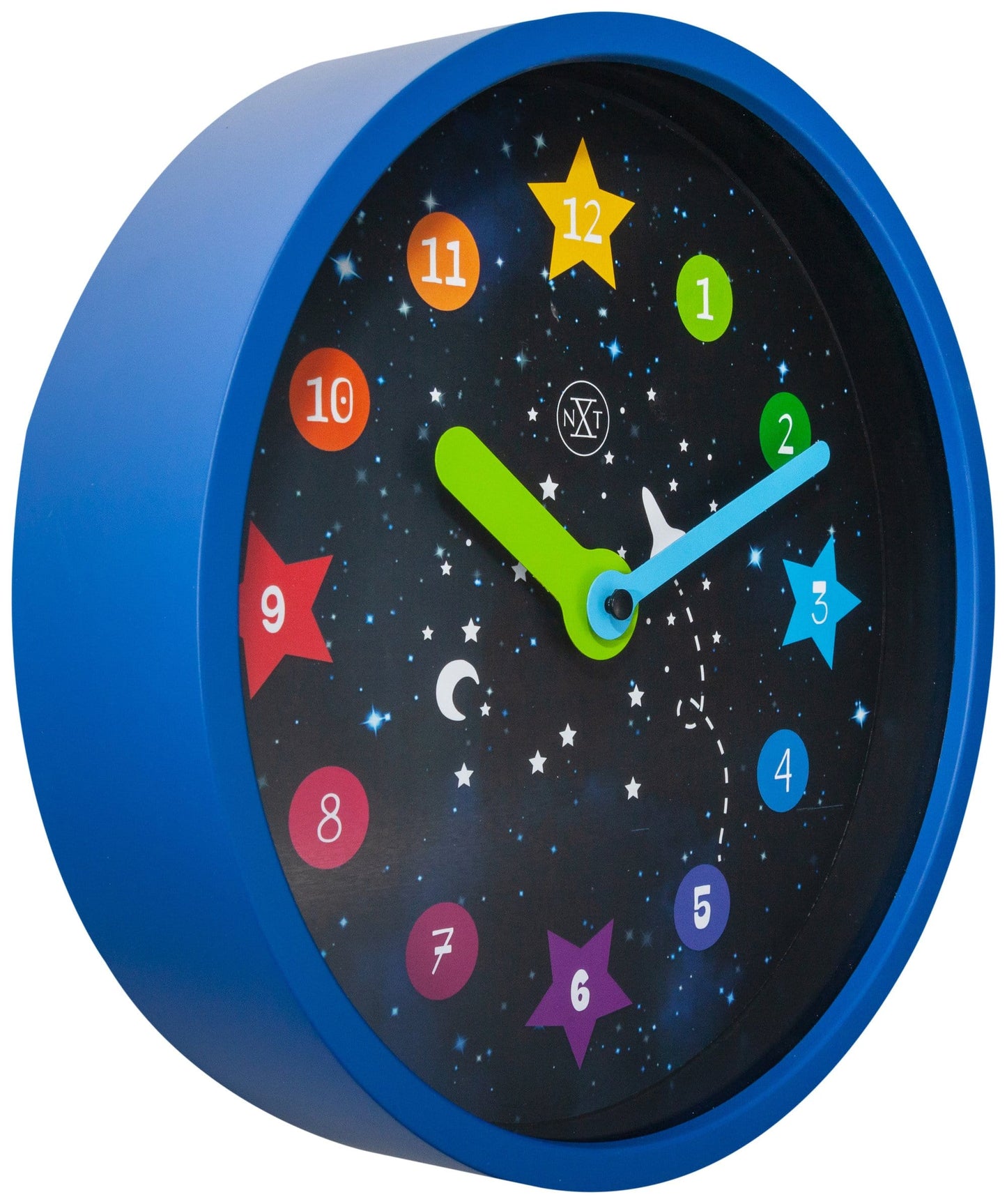 Wall clock - 26 cm - Plastic - 'Apollo'