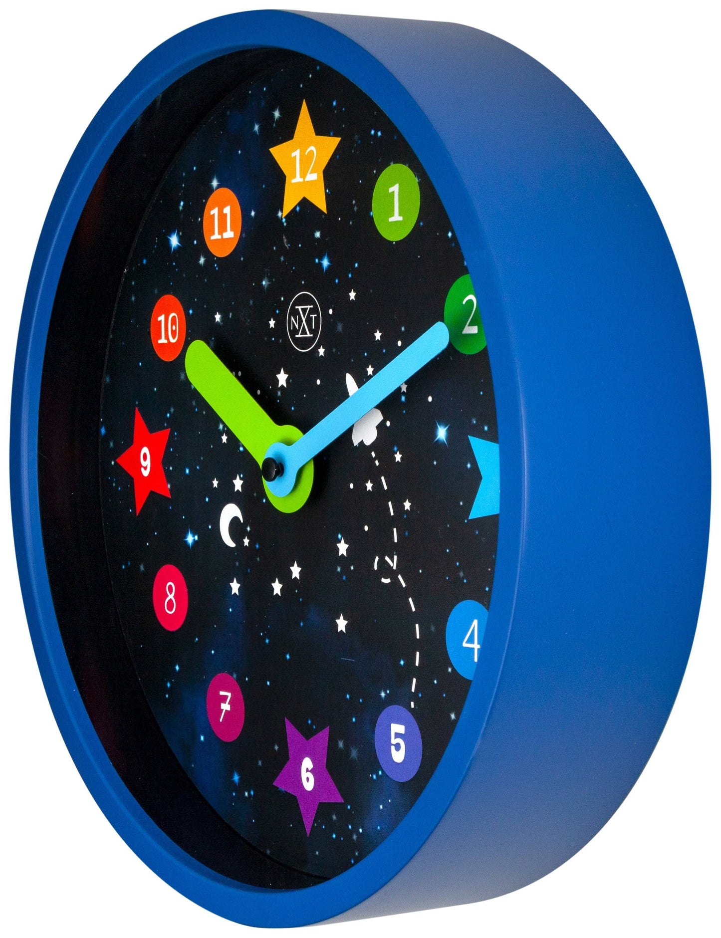 Wall clock - 26 cm - Plastic - 'Apollo'