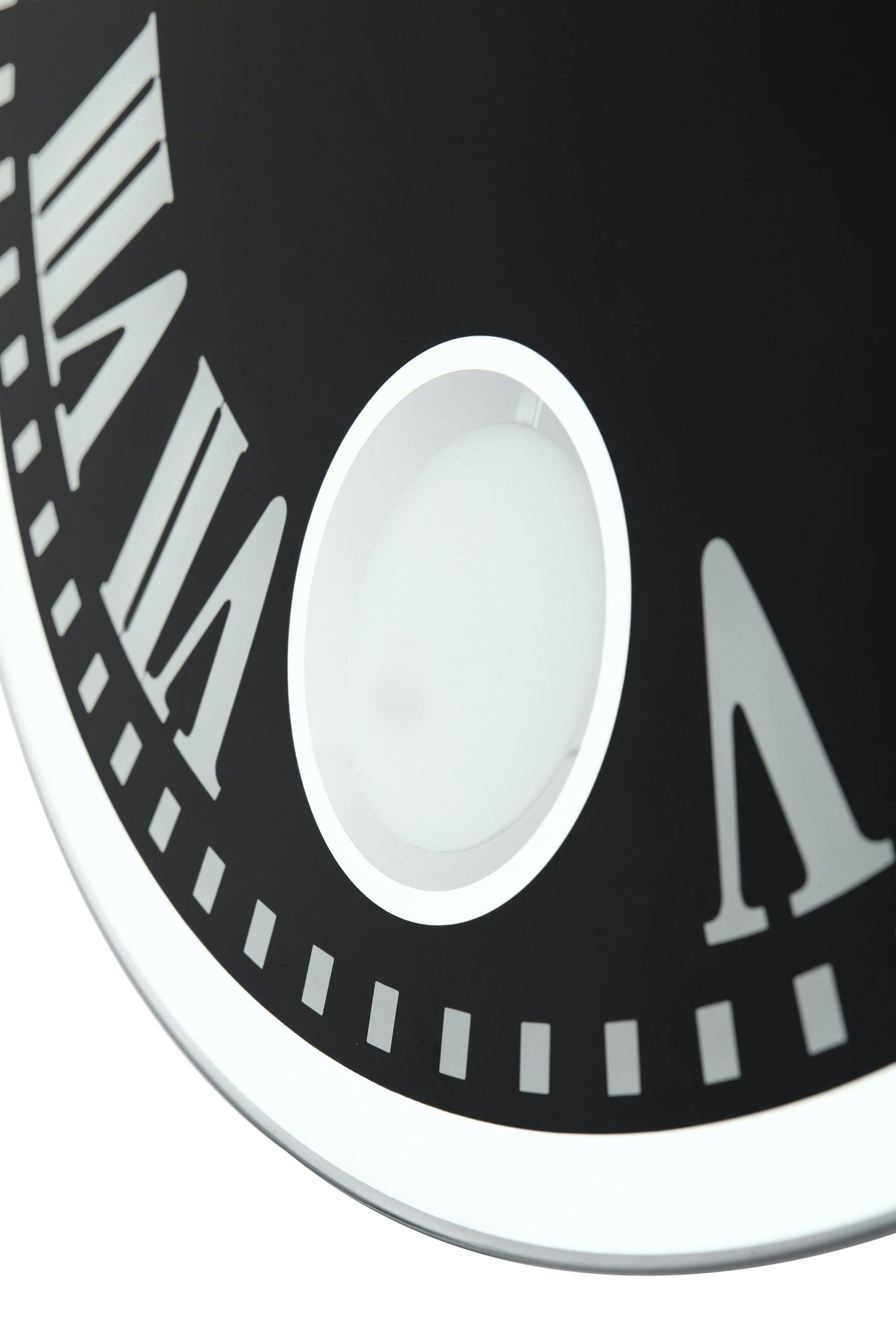 Wall clock - 43 x 4.2 cm - Glass - 'Romana'