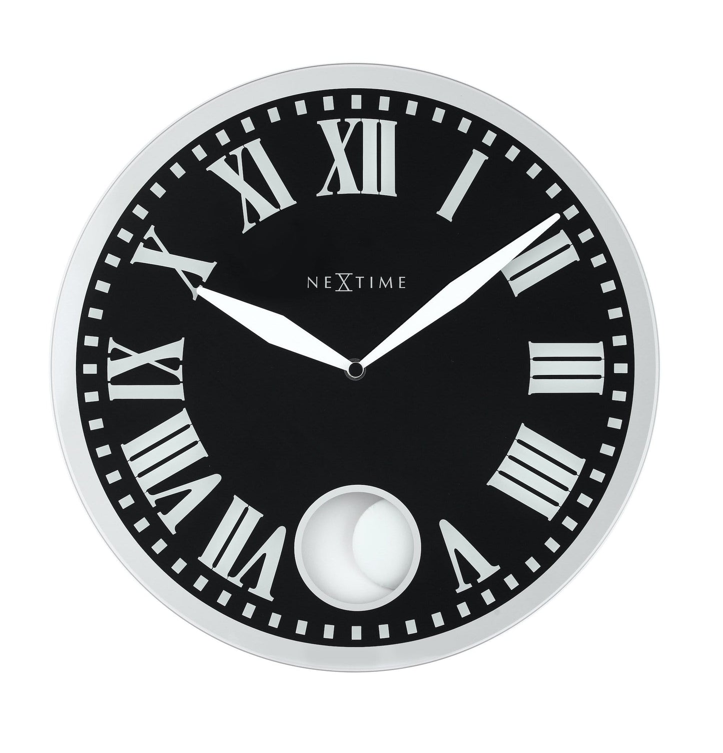 Wall clock - 43 x 4.2 cm - Glass - 'Romana'