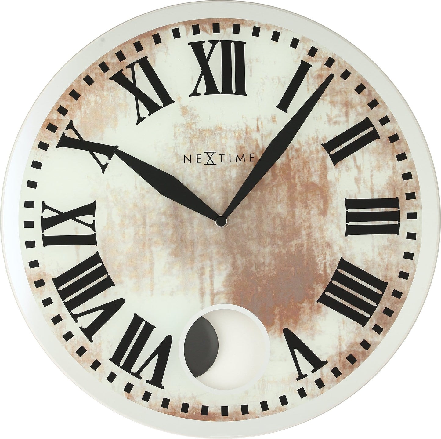 Wall clock - 43 x 4.2 cm - Glass - 'Romana'