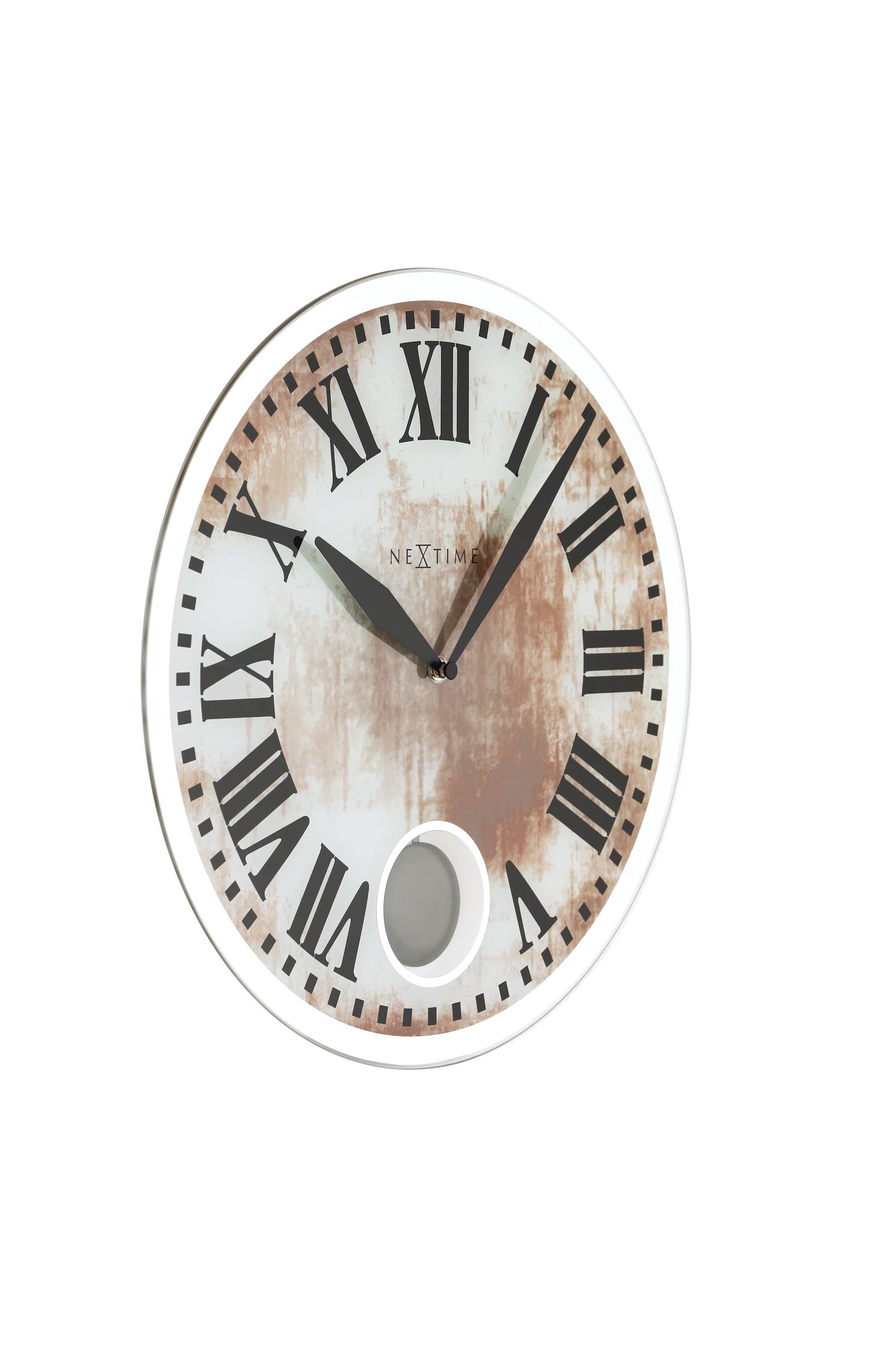 Wall clock - 43 x 4.2 cm - Glass - 'Romana'