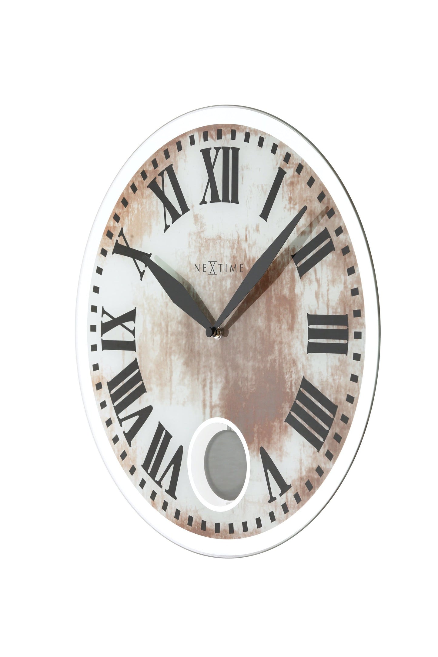 Wall clock - 43 x 4.2 cm - Glass - 'Romana'