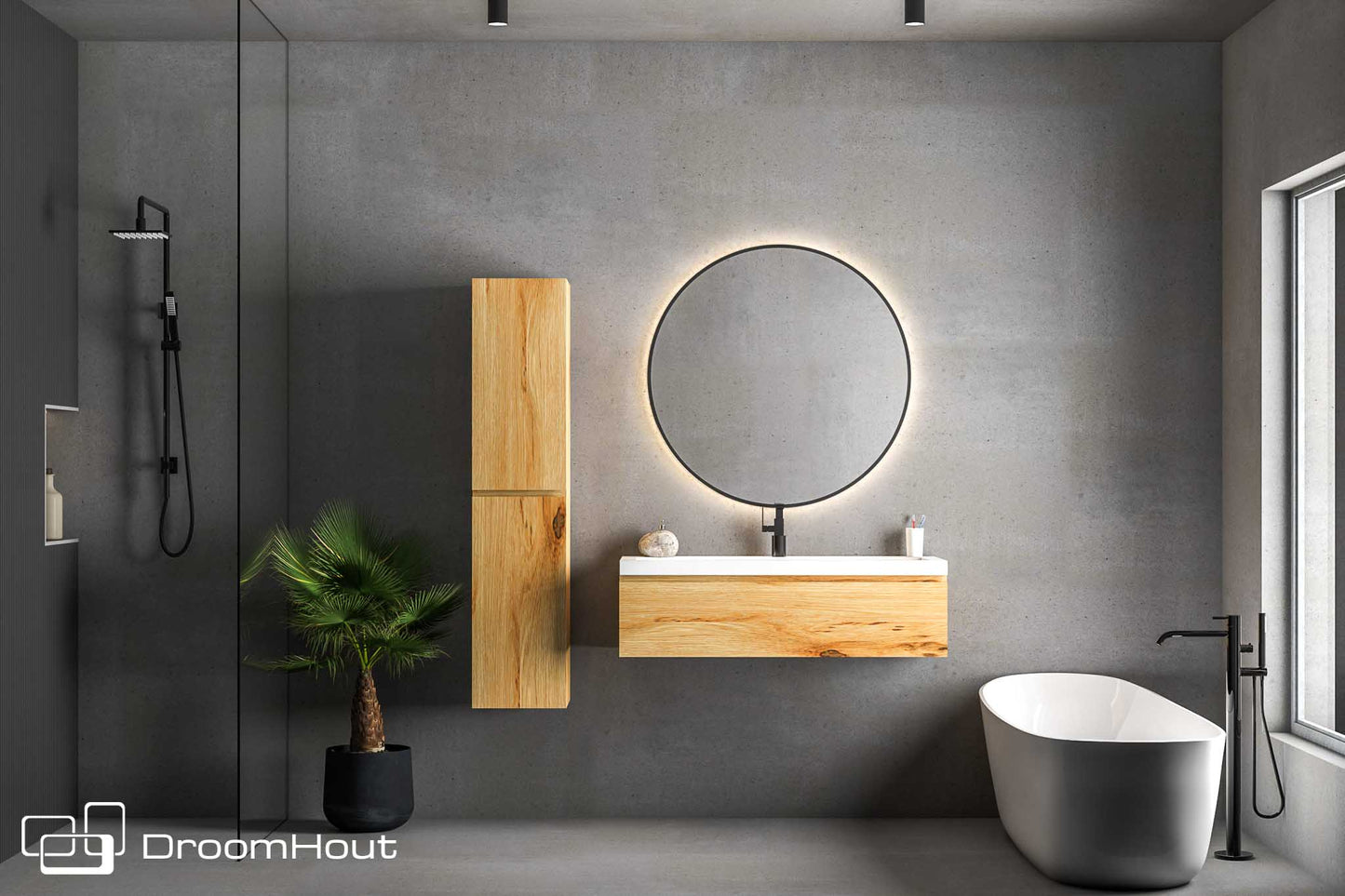 Badkamermeubel DroomHout Aqua