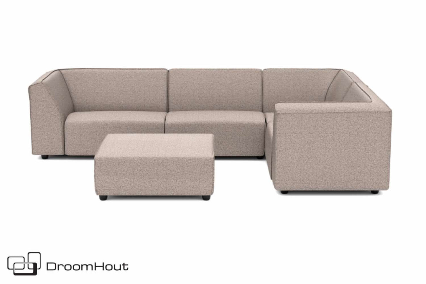 Chill loungeset Bubalou 6-zits hoek + hocker