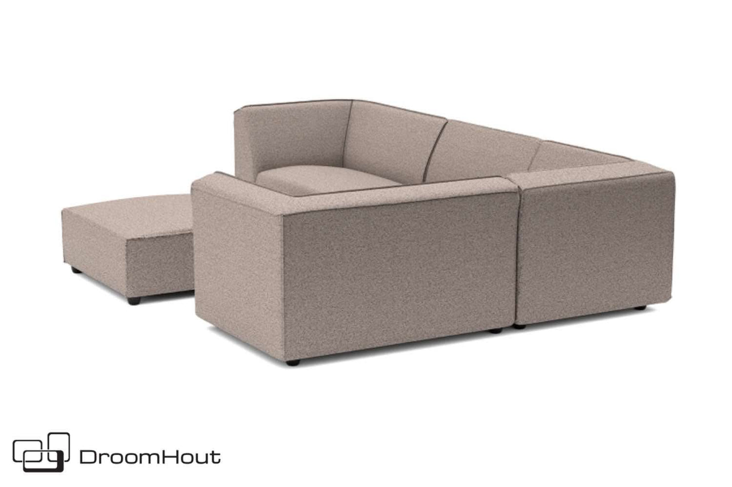 Chill loungeset Bubalou 6-zits hoek + hocker