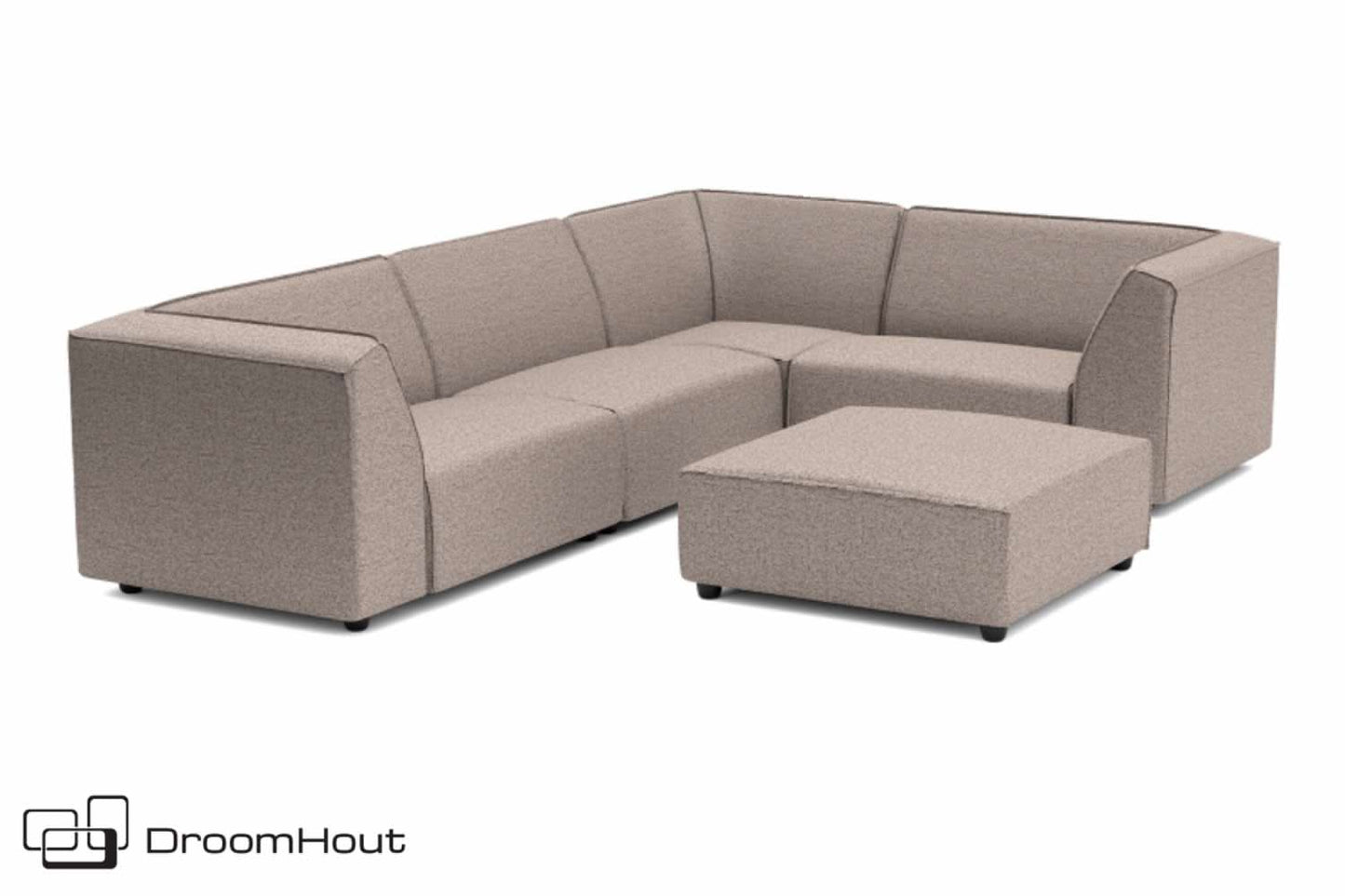 Chill loungeset Bubalou 6-zits hoek + hocker