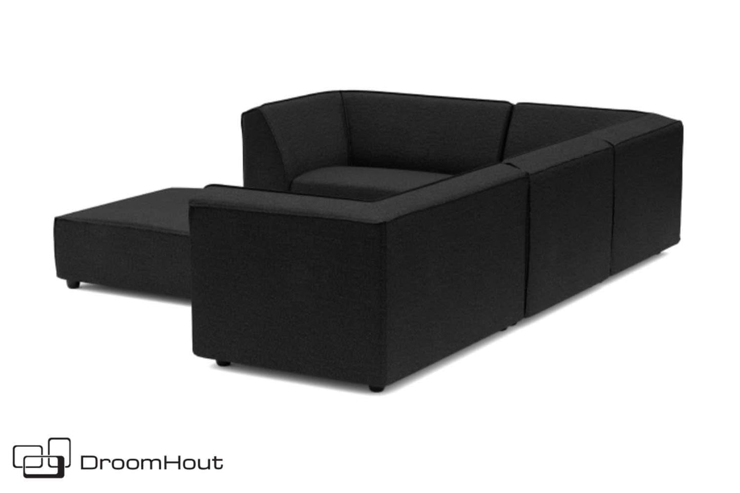 Chill loungeset Bubalou 6-zits hoek + hocker