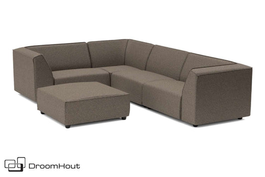 Chill loungeset Bubalou 6-zits hoek + hocker