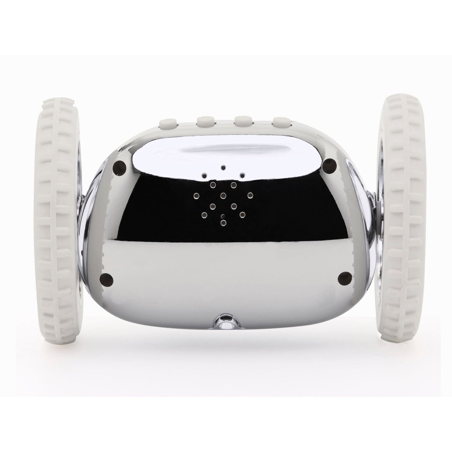 Clocky Chrome - Alarm clock on wheels