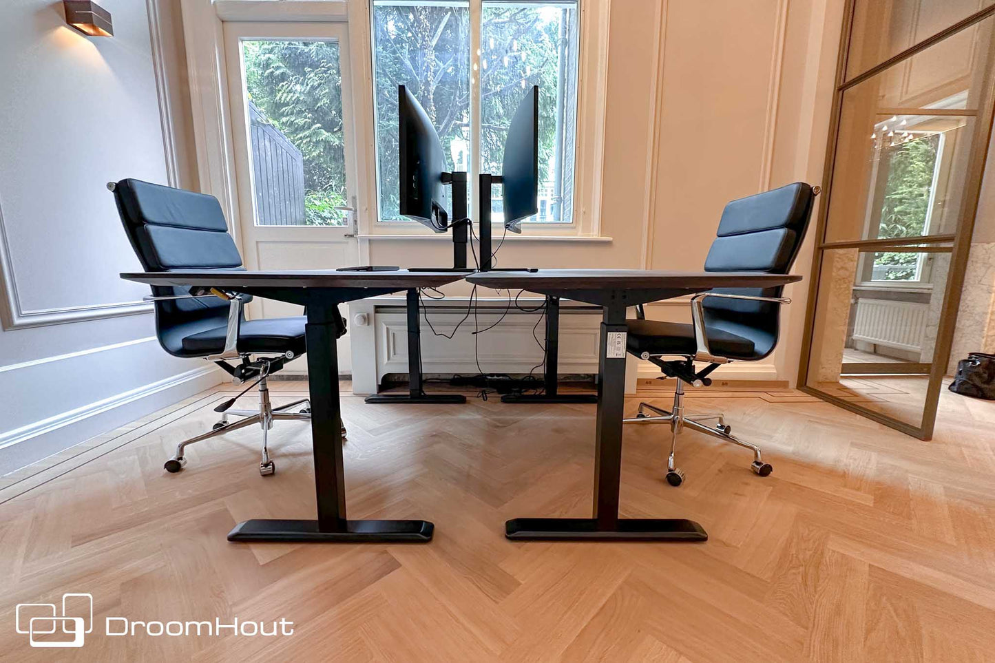 Zit-sta bureau Flow | elektrisch verstelbaar