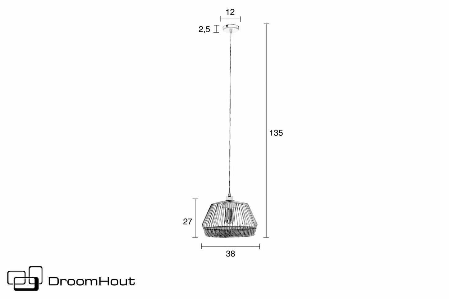 Hanglamp Zuiver Birdy - set van 2 - showroommodel