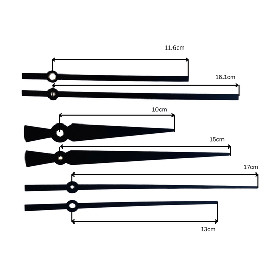 Clock hands set L + Silent Movement