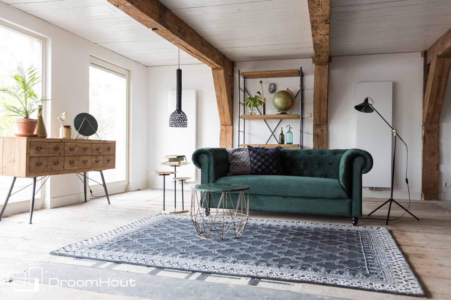 Bank Dutchbone Sofa Chester Velvet 2,5-zits