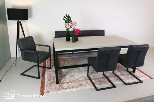 Stoel Tower Living Ferro met armleuning