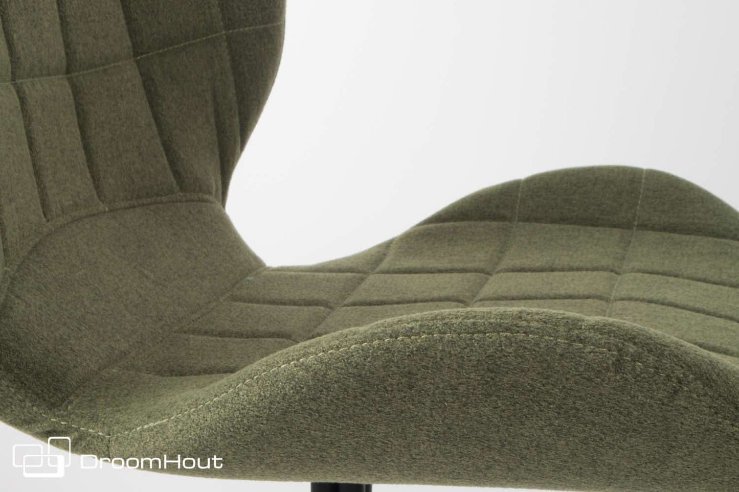 Stoel Zuiver OMG - showroommodel - set van 2 - groen en zwart