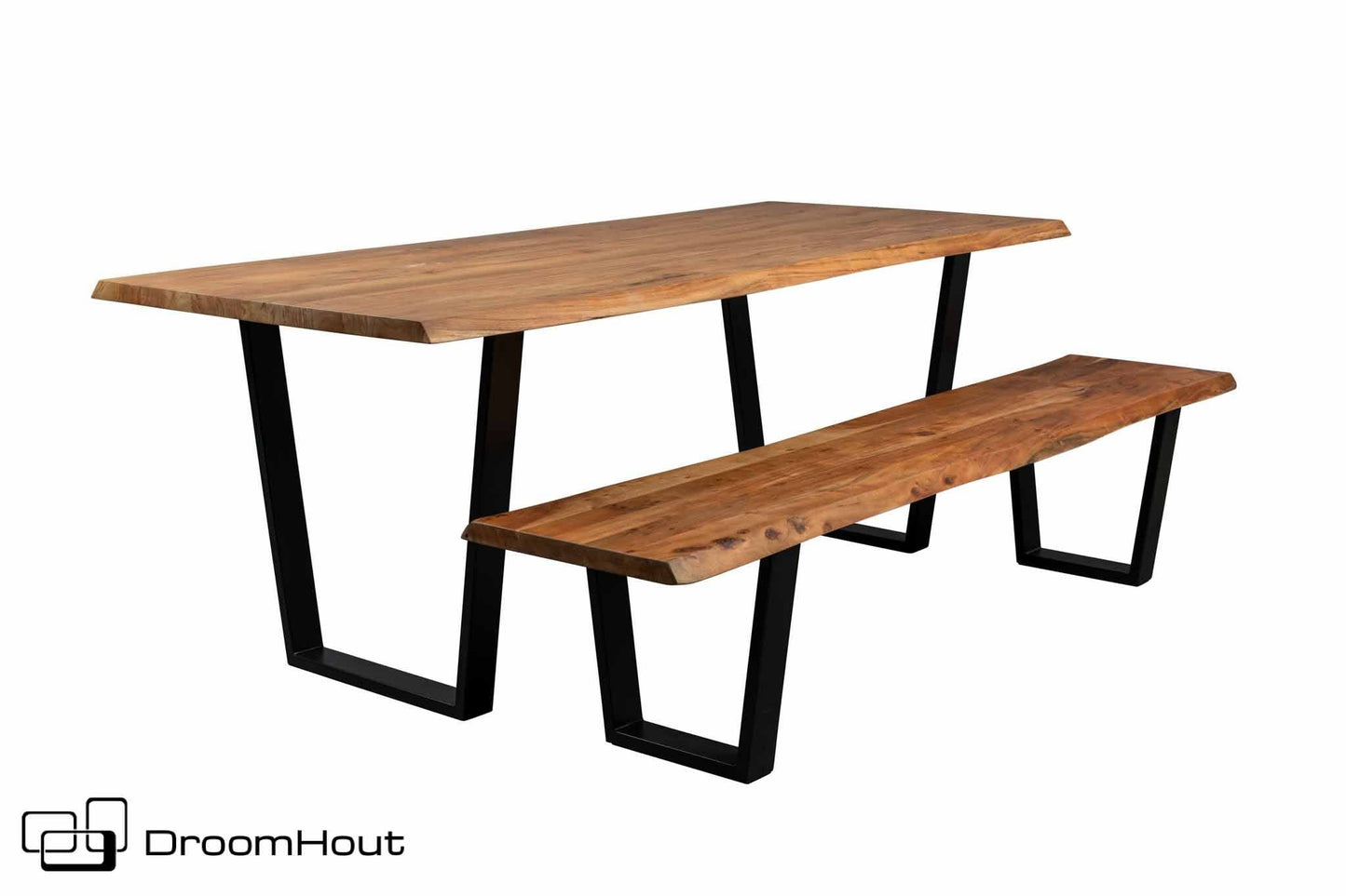 Eettafel Dutchbone Aka (ook met eetkamerbank)