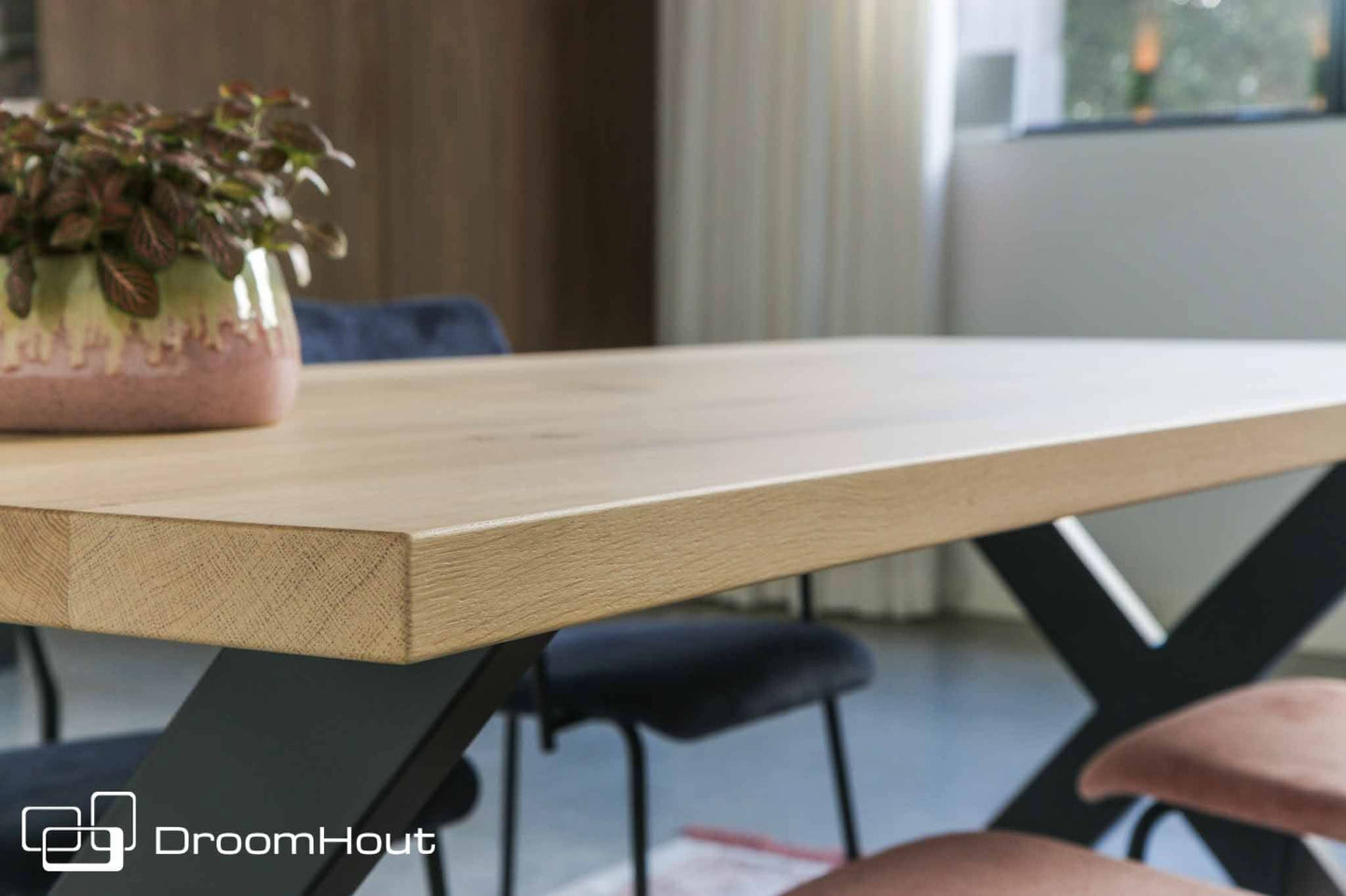 Eettafel DroomHout Grazioso - 200 cm x 90 cm - showroommodel