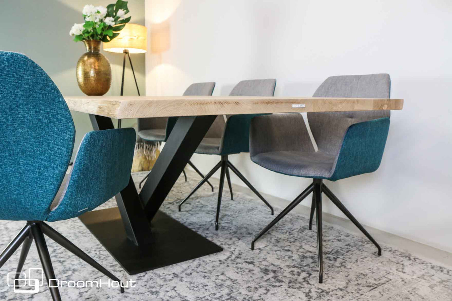Tafel eiken DroomHout Albero - 230 cm x 100 cm - showroommodel
