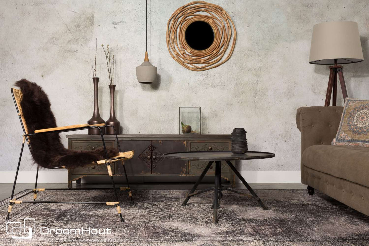 Vloerkleed Dutchbone Rugged (200 x 300 cm) - showroommodel