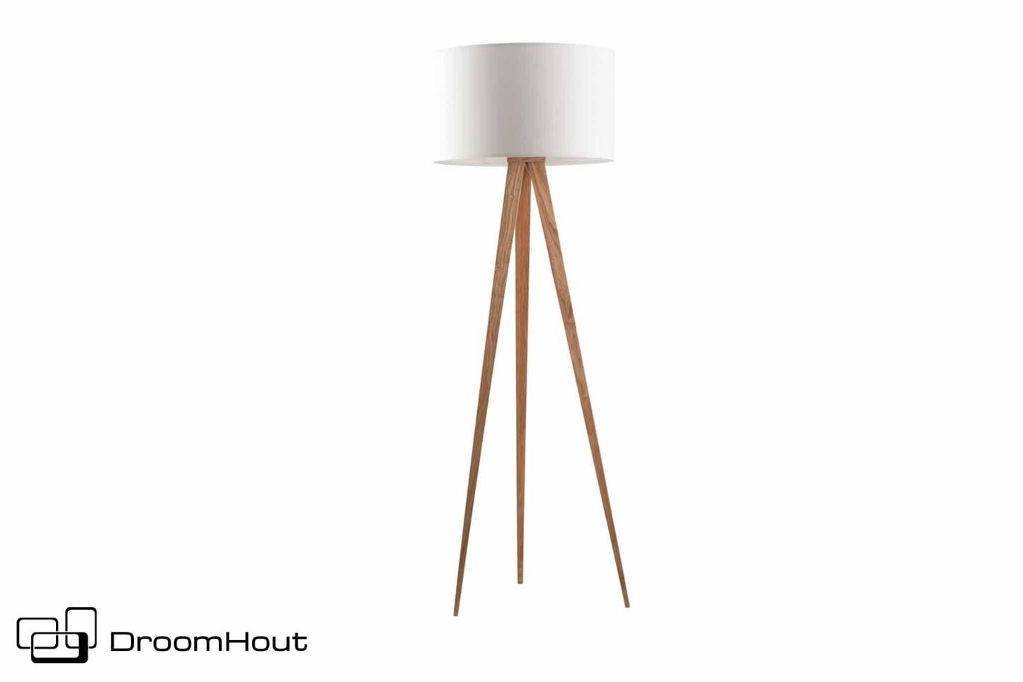 Vloerlamp Zuiver Tripod Wood - showroommodel