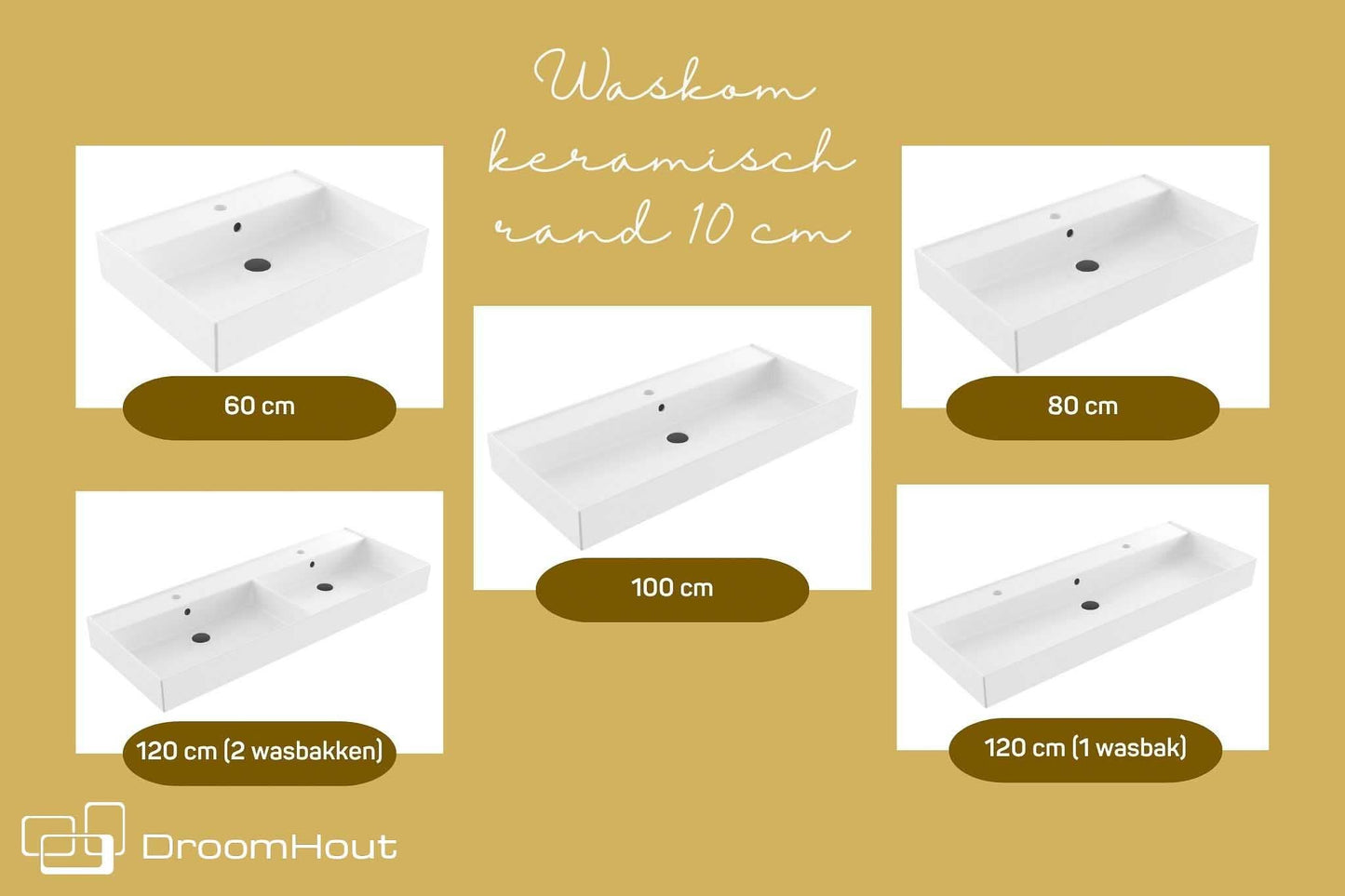 Badkamermeubel DroomHout Immaculate