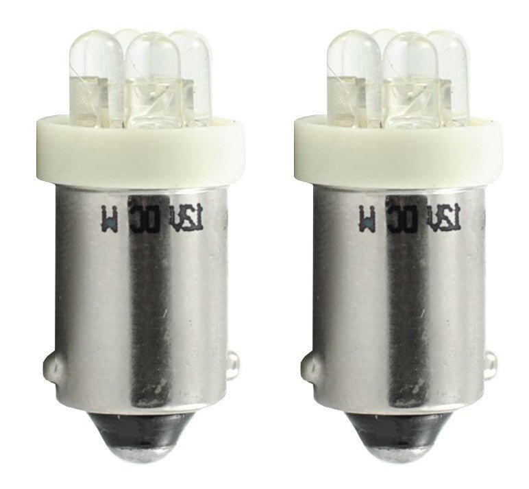 BA9s auto lamp 2 stuks T4W wit | LED kentekenverlichting/signaalverlichting | 12V DC